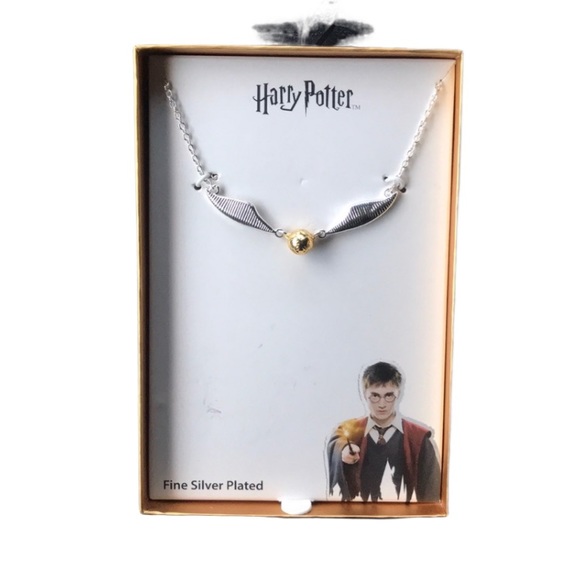 Warner Bros. Jewelry - ⚜️Harry Potter Golden Snitch Silver Plate Necklace